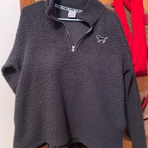 RESERVED* Victoria’s Secret Sherpa hoodie ❤️❤️❤️❤️